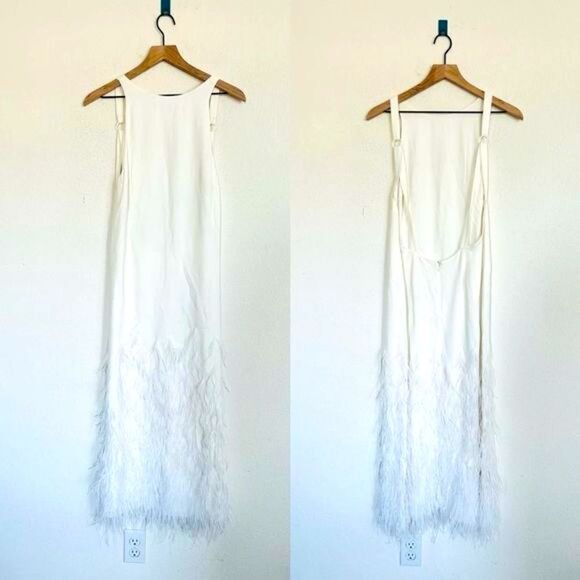 Cult Gaia AJA feather Gown US4 - Picture 10 of 12